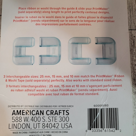 We R Memory Keepers Print Maker Ribbon & Washi Guide - Picture 7 of 7